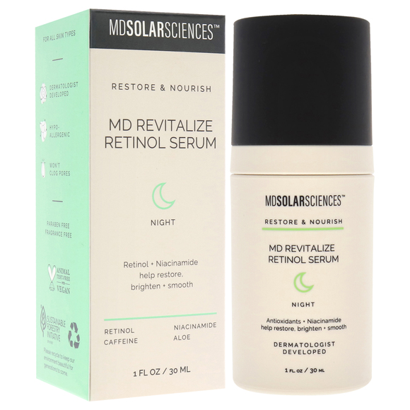 MD Revitalize Retinol Serum by MDSolarSciences for Unisex - 1 oz Serum - Picture 3 of 5